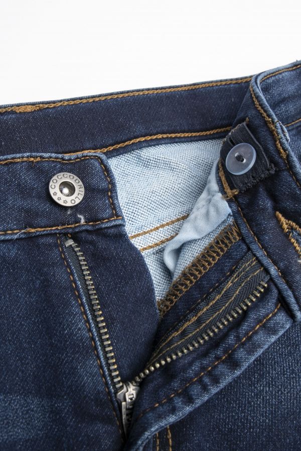 Džínové kalhoty tmavě modré REGULAR FIT 2156672