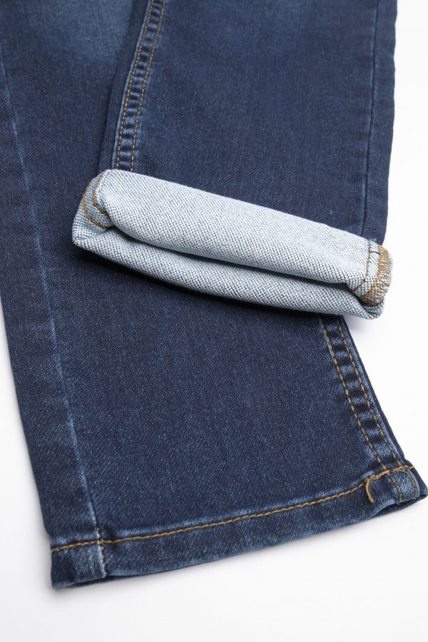 Džínové kalhoty tmavě modré REGULAR FIT 2156674