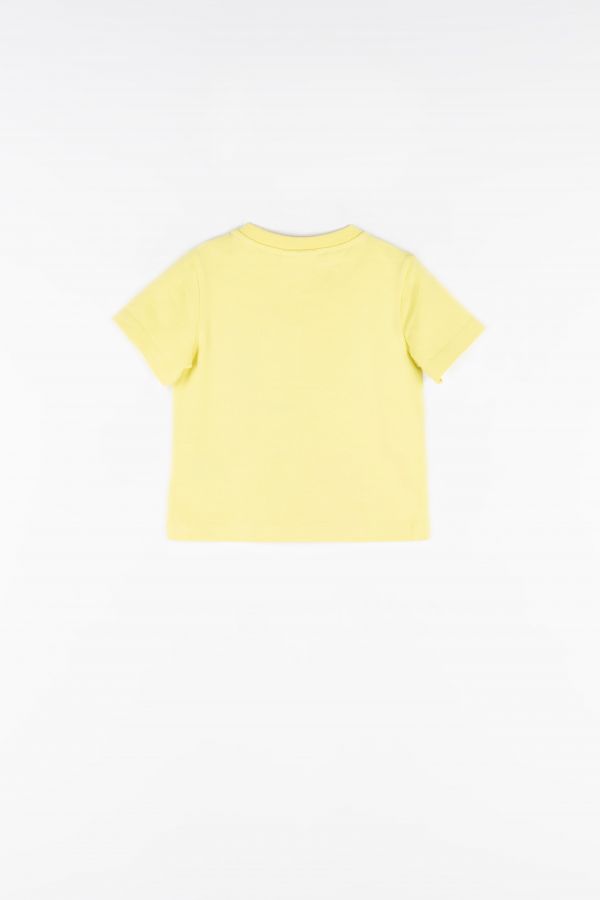 Tričko s krátkým rukávem žluté s barevným potiskem 2158637