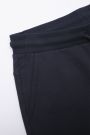 Teplákové kalhoty tmavě modré s vázáním v pase, střih regular 2111565