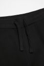 Teplákové kalhoty černé s lampasy 2111625