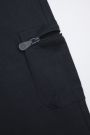 Teplákové kalhoty tmavě modré s vázáním v pase, střih regular 2111651