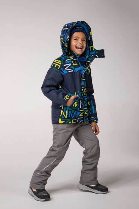 Chlapecká lyžařská bunda s fleecovou podšívkou a potahem TEFLON