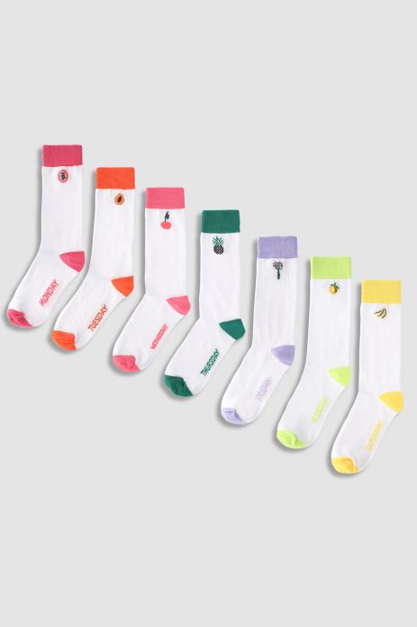 Ponožky vícebarevné 7 pack