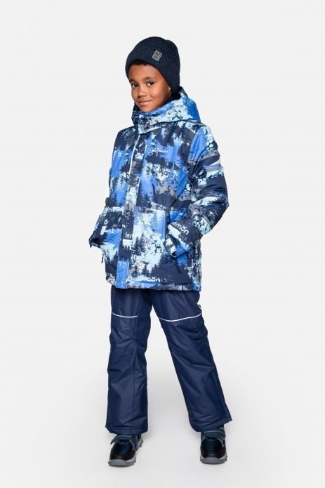 Chlapecká lyžařská bunda s fleecovou podšívkou a povrchovou úpravou TEFLON
